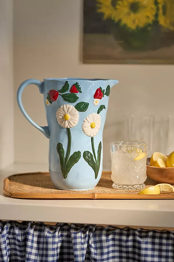Foster Stoneware Pitcher | Anthropologie (US)