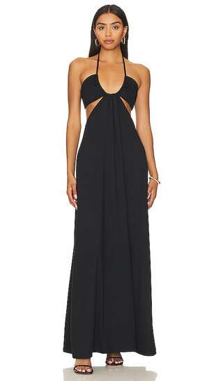 Halter Dress in Black | Revolve Clothing (Global)