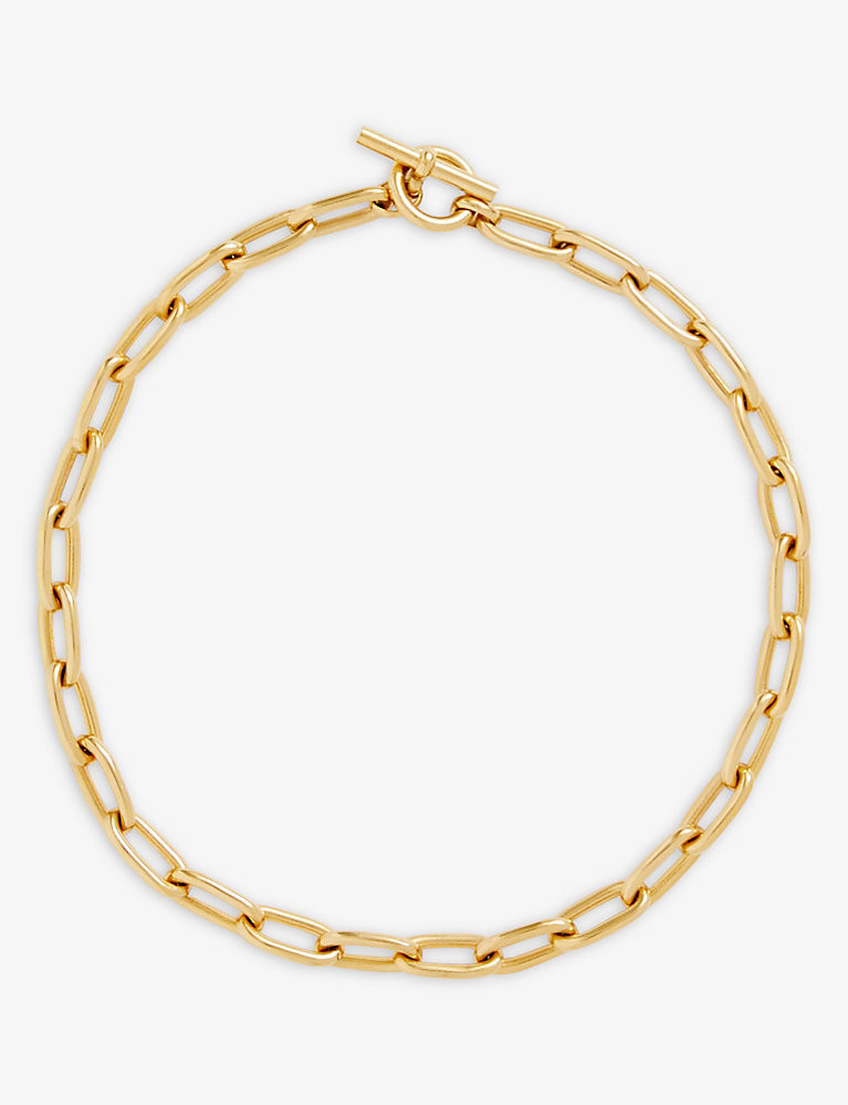 Oval Linked sterling-silver necklace | Selfridges