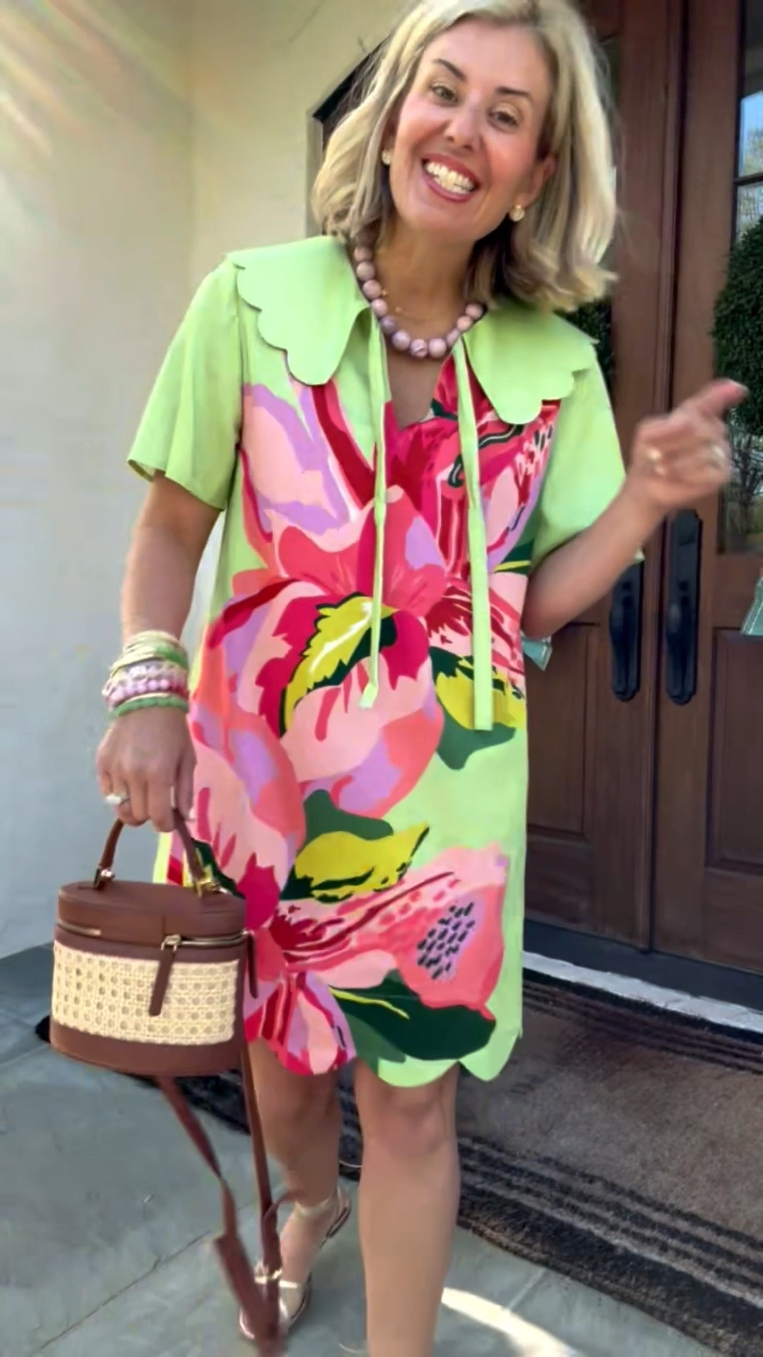 Just obsessed with this dress!!! This is an instant mood booster y’all. This one is gorgeous and doesn’t touch me anywhere. It’s my definition of perfection! I’m in xs and  8 sandal. ￼

#LTKdayinmylife #LTKOver40 #LTKSeasonal