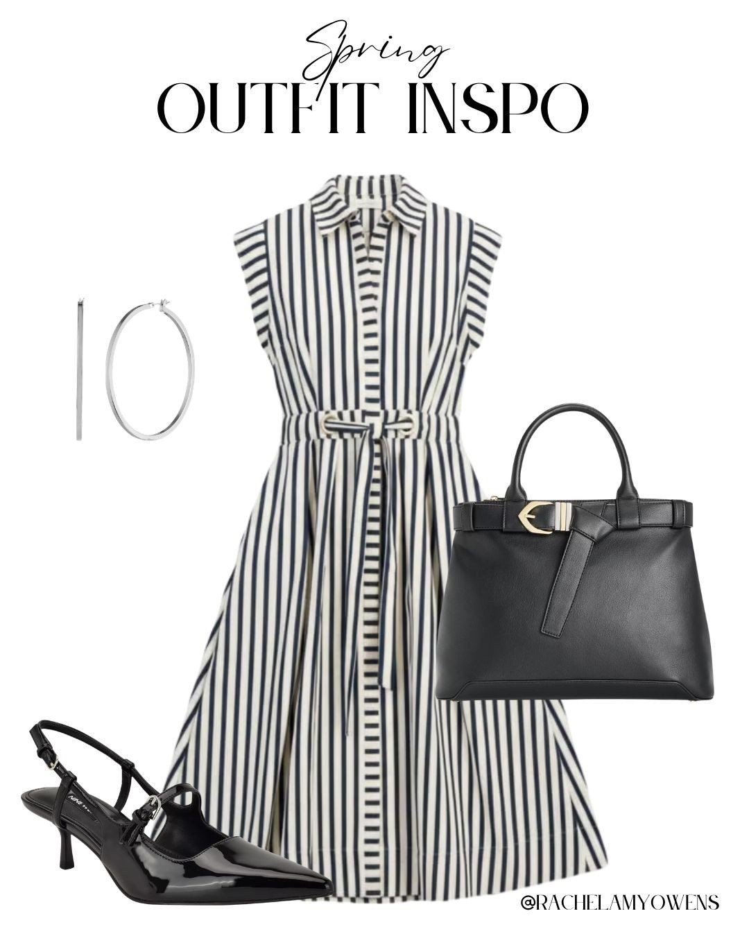 Spring Stripe Style! ⚓️

Embrace a timeless, nautical-inspired vibe with this perfectly balanced spring look—featuring chic finds from Macy’s! 💖

I am obsessed with the statement piece: a navy and white vertical striped shirt dress with a classic collar and waist-cinching belt. I love balancing the bold pattern with sleek black accessories: a structured leather satchel and chic pointed-toe slingback heels. Finish the look with oversized silver hoop earrings for a touch of polished, modern glam!

#OOTD
#MacysLove
#SpringDress
#StripedDress
#ShirtDress
#Slingbacks
#SpringFashion
#PreppyStyle
#EverydayChic
#LTKStyle
#WorkwearInspo
#DateNightOutfit
#ClassicLook
#MacysFinds
#StylingInspo

#LTKootd #LTKspringtrends #LTKspring