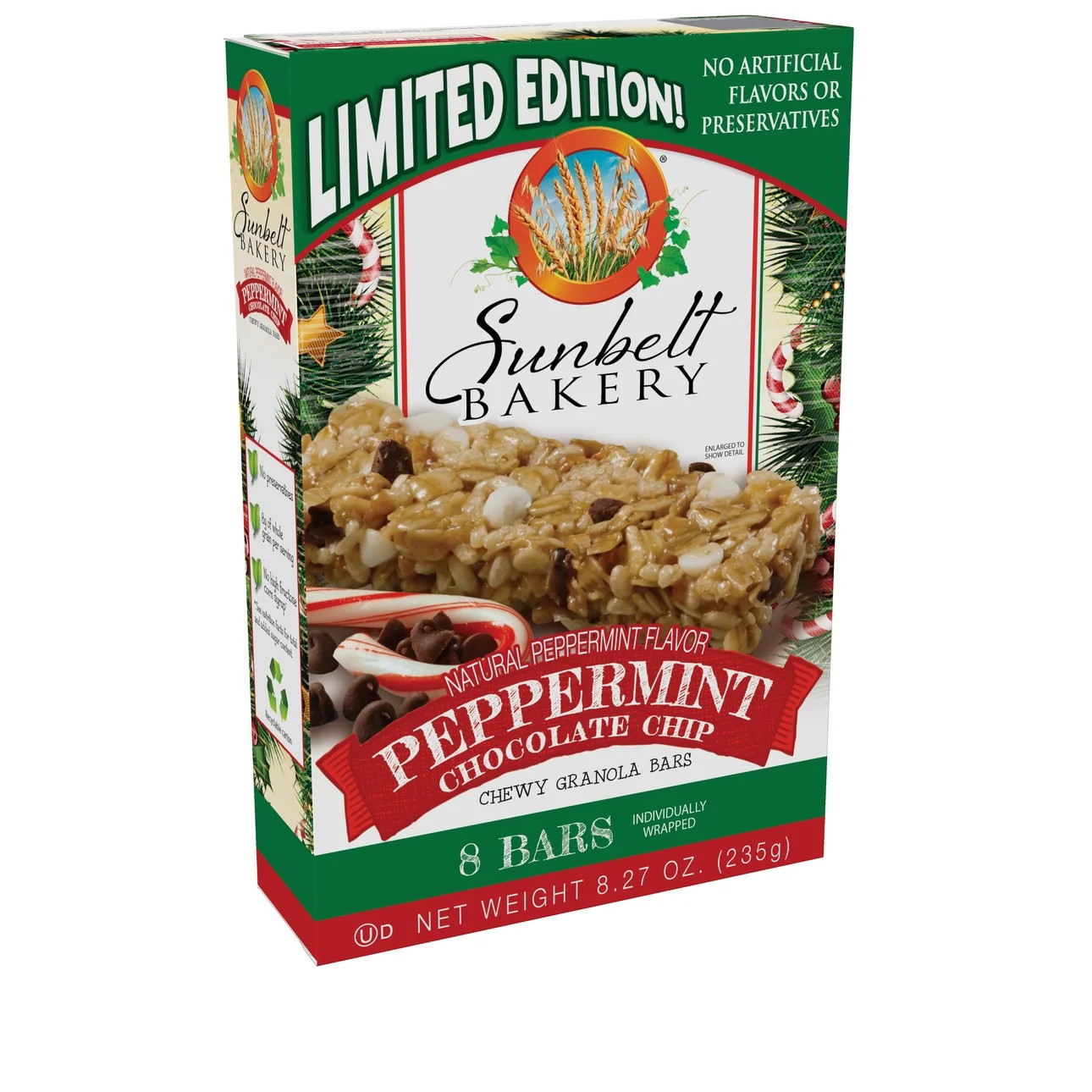 Sunbelt Bakery Family Pack Peppermint Chocolate Chip Chewy Granola Bars | Walmart (US)