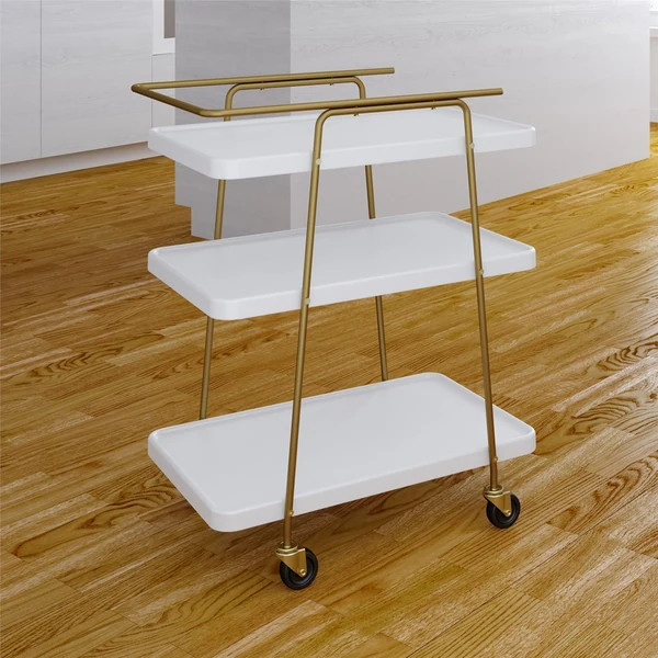 COSCO Stylaire 3 Tier Serving Cart | Bed Bath & Beyond