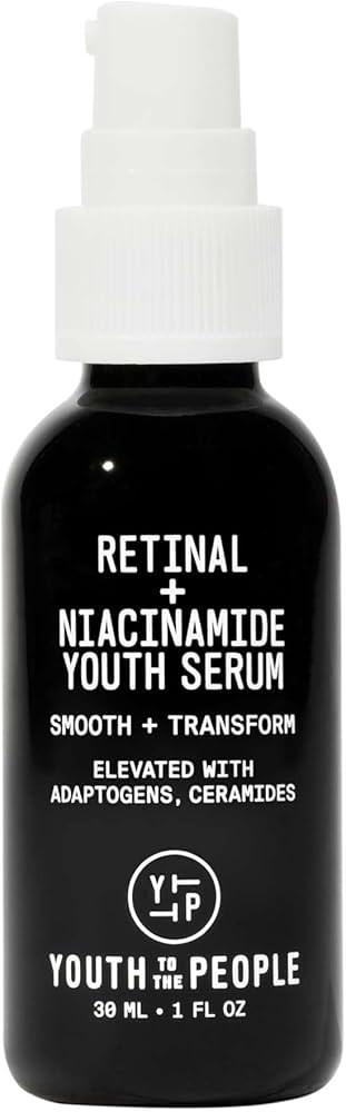 Youth To The People Retinal + Niacinamide Youth Face Serum (1 fl oz), Smooths Textured + Blemishe... | Amazon (US)