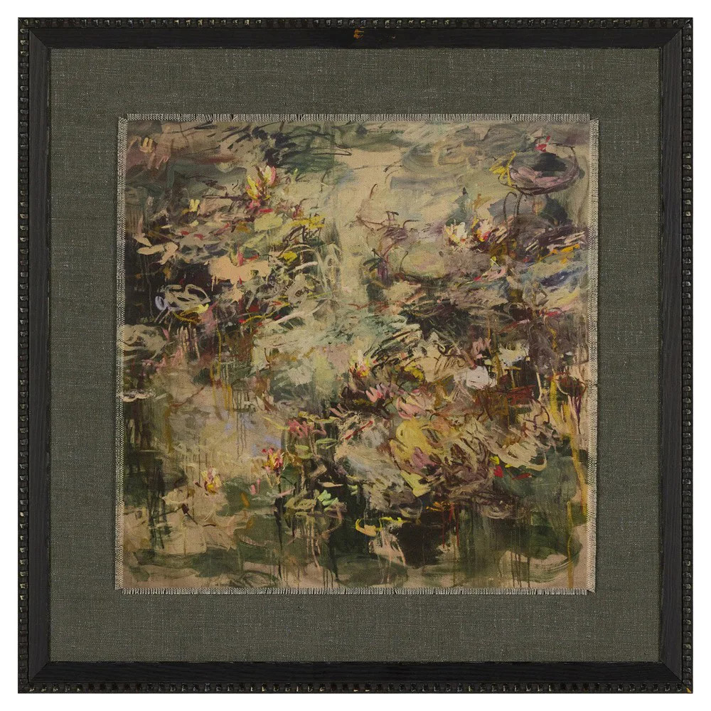 Evening Reflections Painting - 32x32 | Kathy Kuo Home