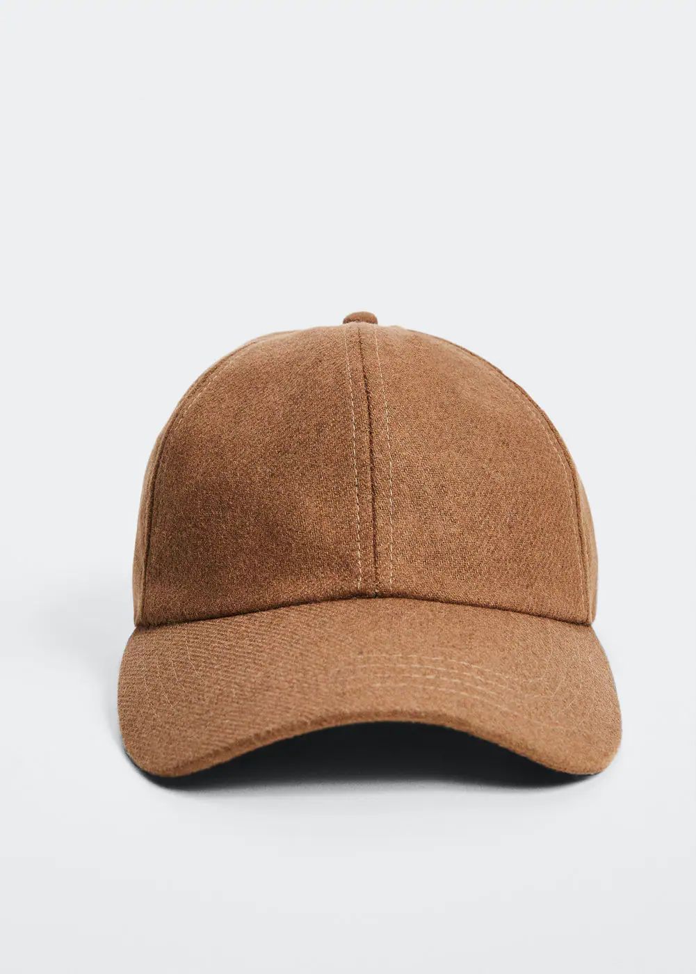Wool cap with visor -  Women | Mango USA | MANGO (US)