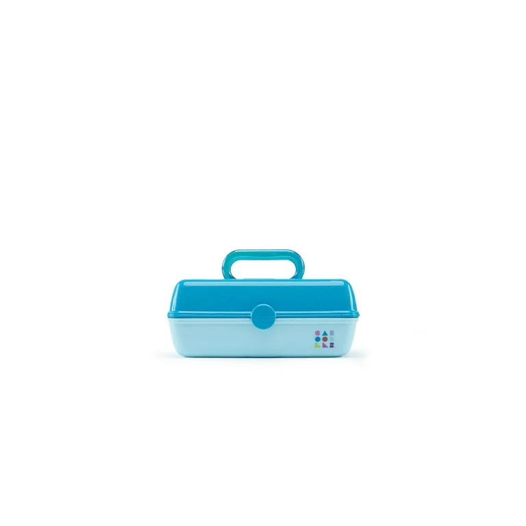 Caboodles Pretty In Petite Forever Fun Cosmetic Case, Turquoise over Sky | Walmart (US)