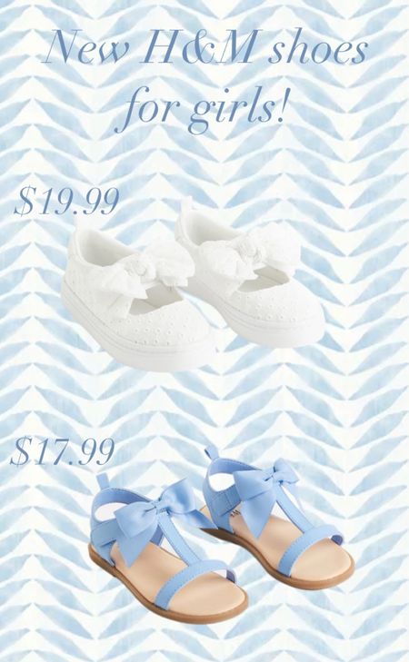 New shoe finds for little girls! #eyelet #blue #bows 