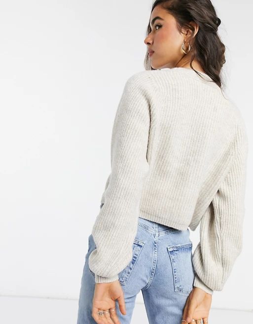 ASOS DESIGN chunky button cardigan | ASOS (Global)