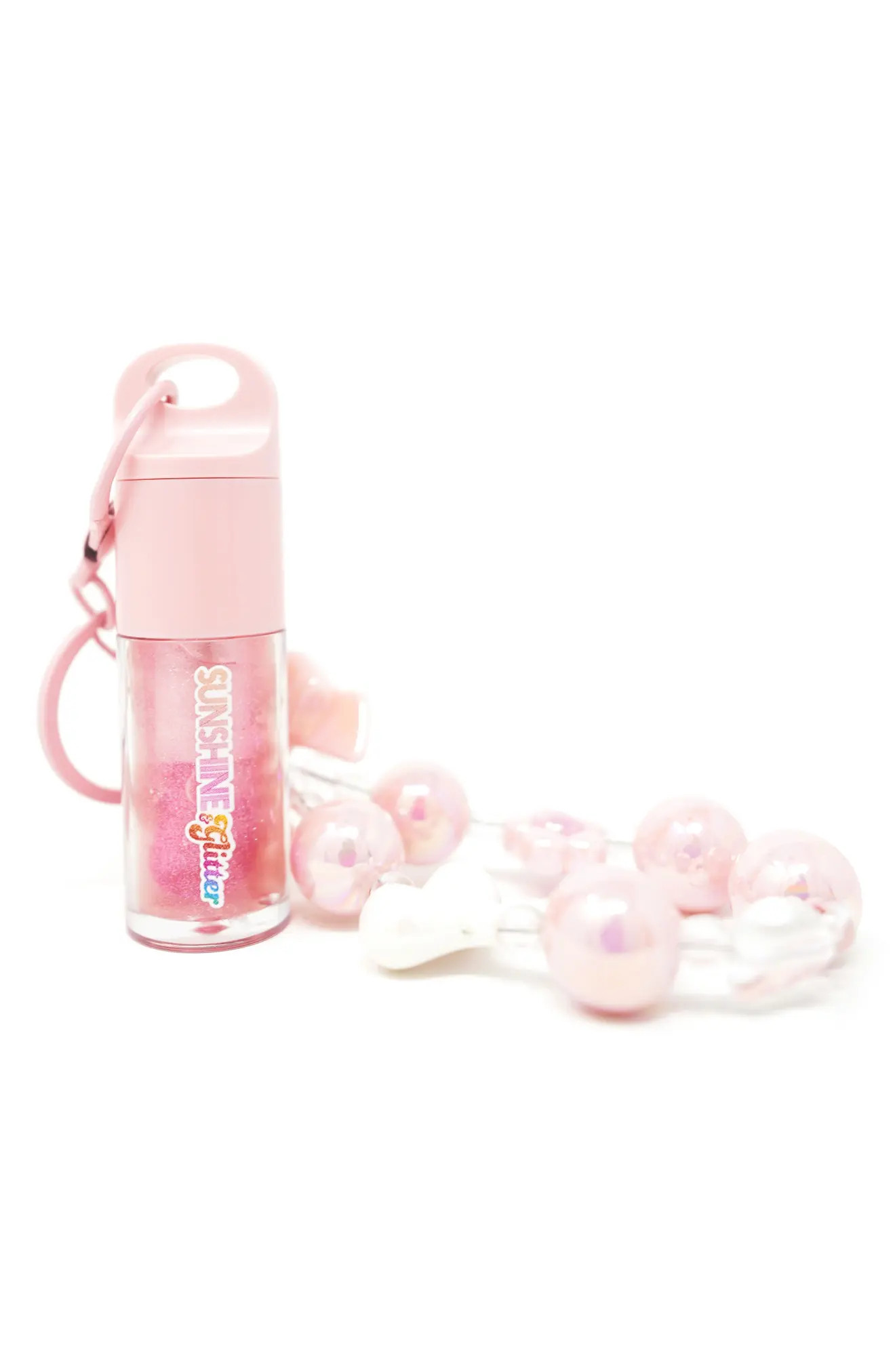 Sunshine & Glitter Pink Shimmer POP Lip Gloss Bag Charm | Nordstrom | Nordstrom