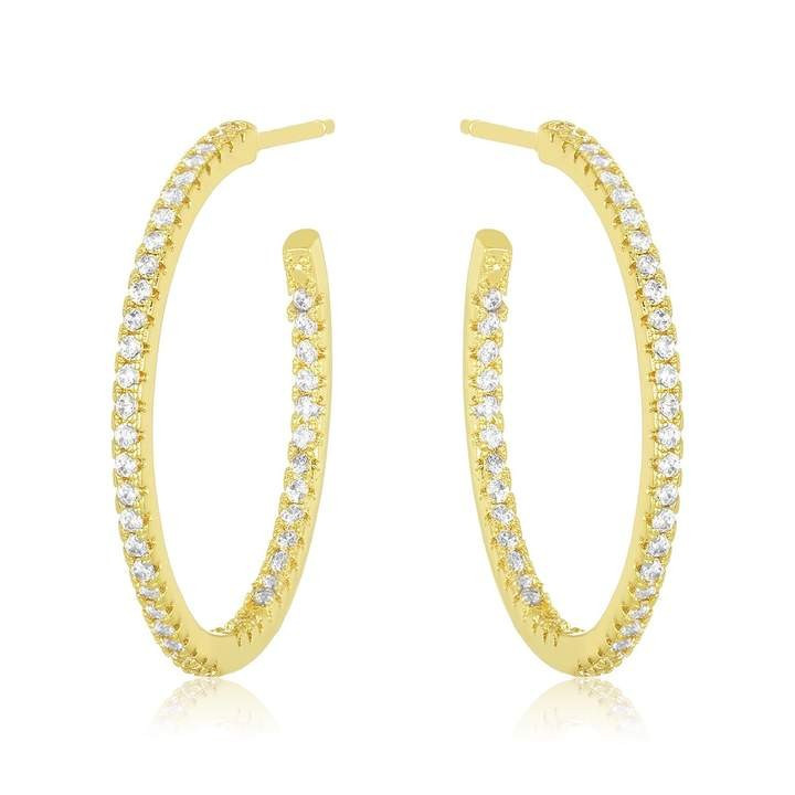 1" Badass Hoops | Melinda Maria