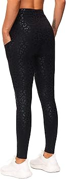 THE GYM PEOPLE Thick High Waist Yoga Pants with Pockets, Tummy Control Workout Running Yoga Leggi... | Amazon (US)