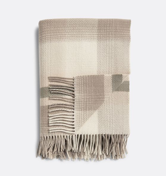 Plaid Wool Throw | Rejuvenation