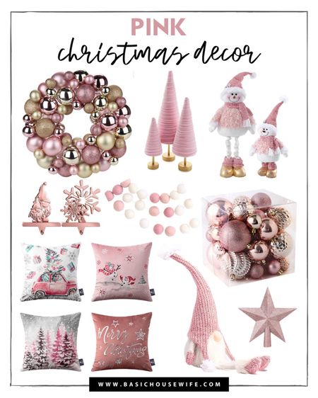 How cute is this pink holiday decor?! If you’re looking for something a little more fun this Christmas, you need to try pink Christmas decorations because they are just so dang cute! 

#LTKHoliday #LTKhome #LTKSeasonal
