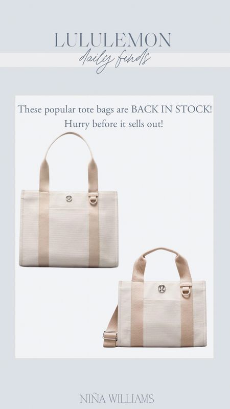 Lululemon canvas tote bag - Mother’s Day gift idea 

#LTKGiftGuide #LTKitbag #LTKtravel