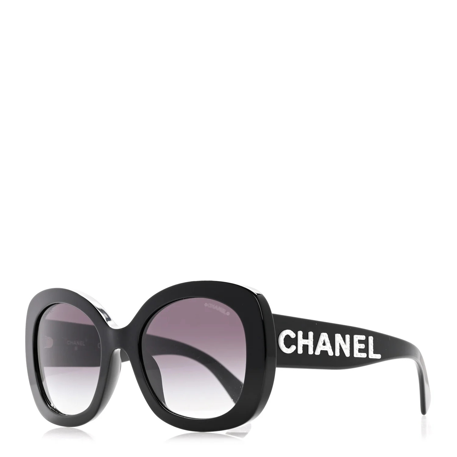 Acetate Sunglasses 71414A Black | FASHIONPHILE (US)