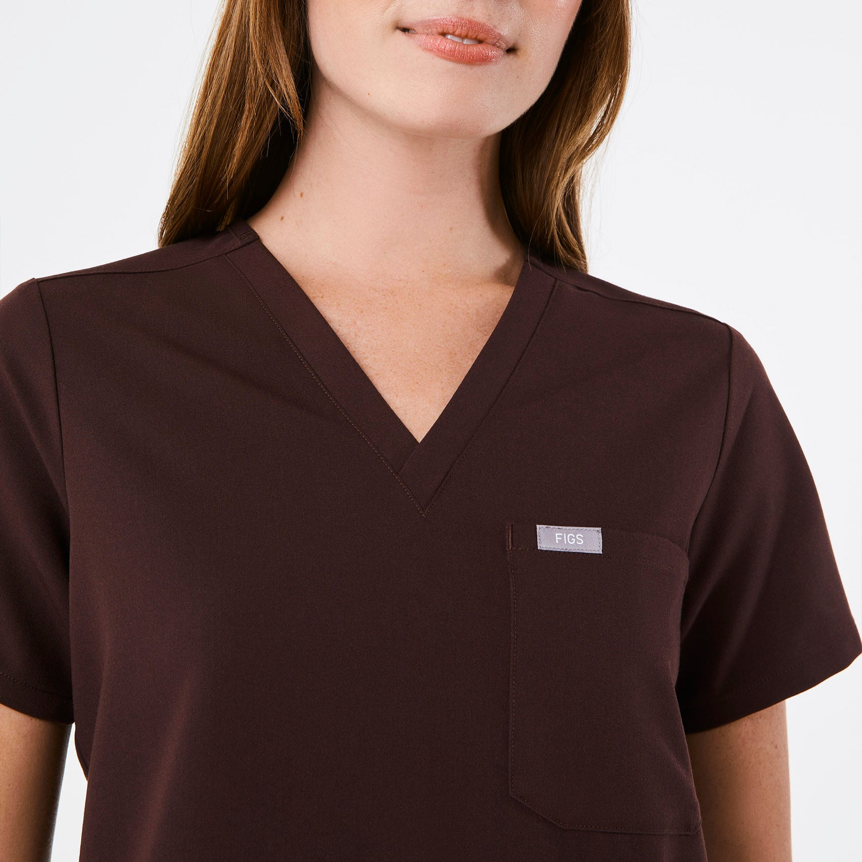 Women's Catarina One-Pocket Scrub Top™ - Espresso · FIGS | FIGS