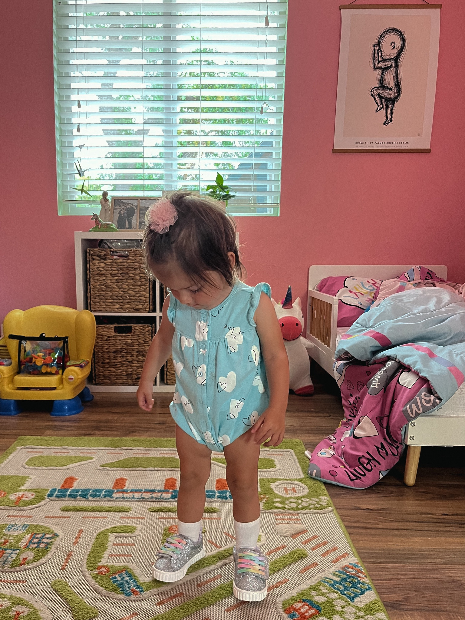 Our baby girls’ shared nursery is full of so many favorites. 🥰 Going from one baby with a nursery and playroom to two babies and only one nursery took some work to say the least! But I still love their bedroom so much.

Kids bedroom ideas, Girls bedroom, Nursery inspiration, Kids rug, Kids bedding, Nursery organization, Toddler bed, Kids toys, Toddler toy ideas, Baby toys, Learning toys

#LTKbaby #LTKhome #LTKkids