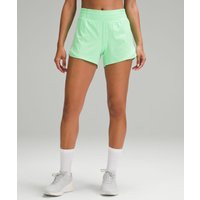 lululemon – Women's Hotty Hot High-Rise Lined Shorts – 4"" – Color Green/Neon – Size 2 | lululemon UK