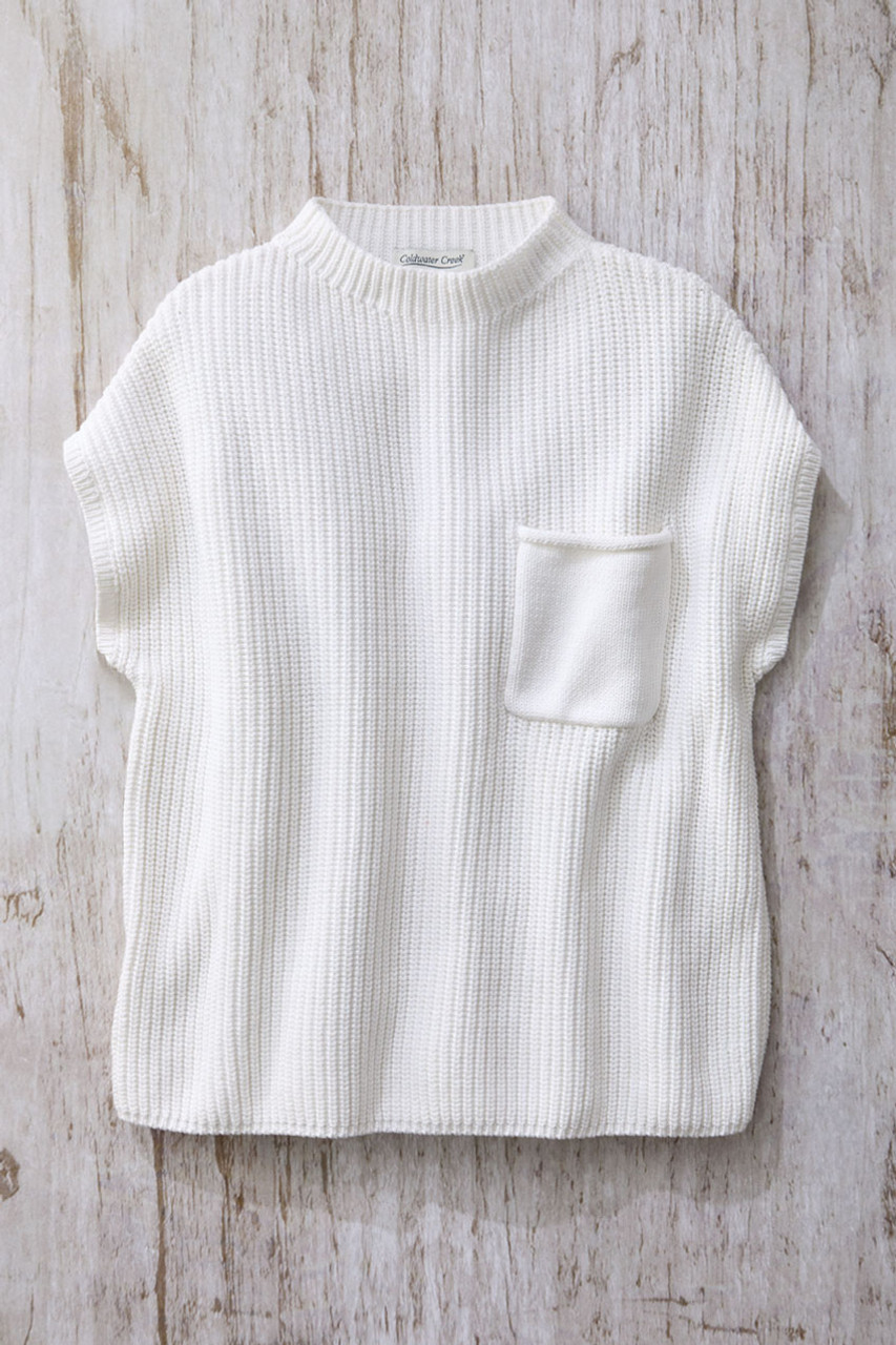 Patch Pocket Shaker Sweater | Coldwater Creek