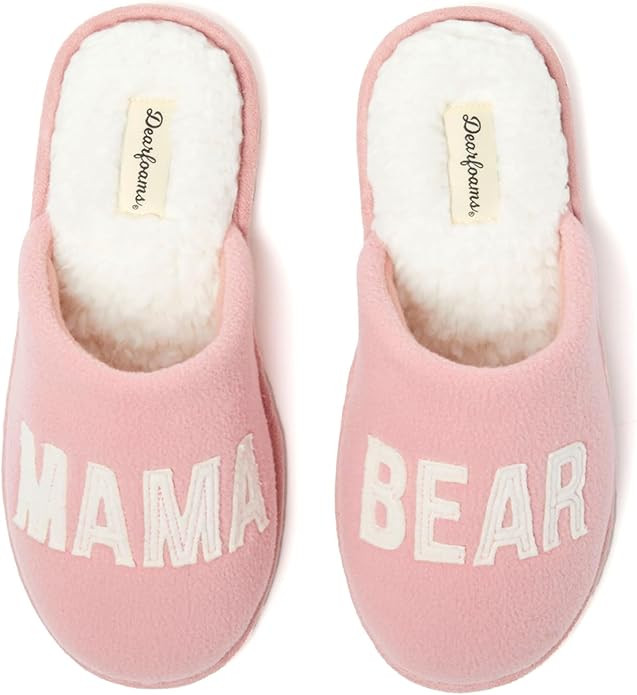 Dearfoams Women's Mama Bear Slipper | Amazon (US)