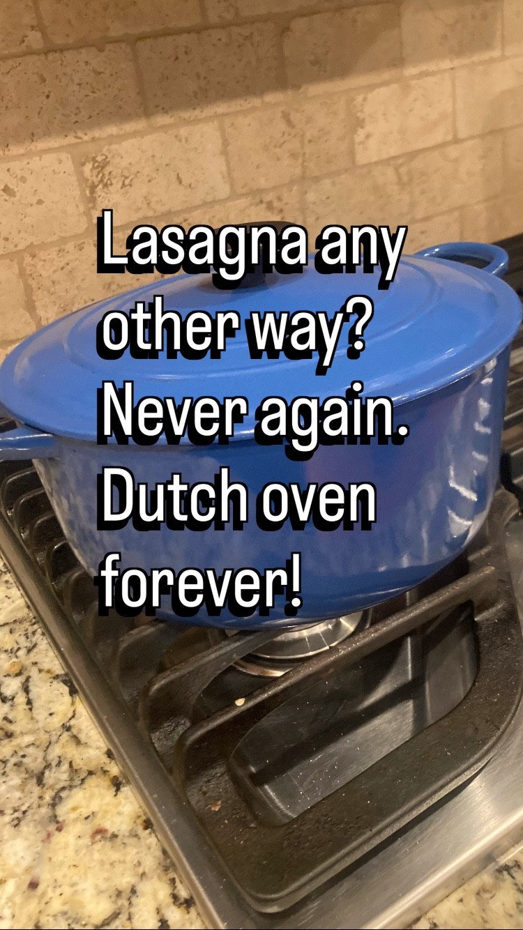 Lasagna any other way? Never again. Dutch oven forever!

#ltkcooking #lecreuset #dinnerparty

#LTKHome #LTKParties