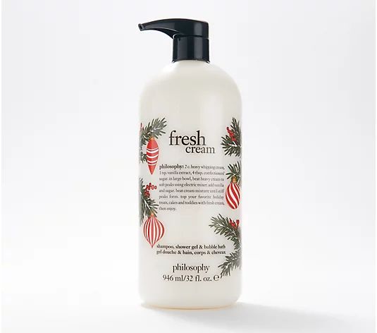 philosophy super-size special edition holiday shower gel 32oz - QVC.com | QVC