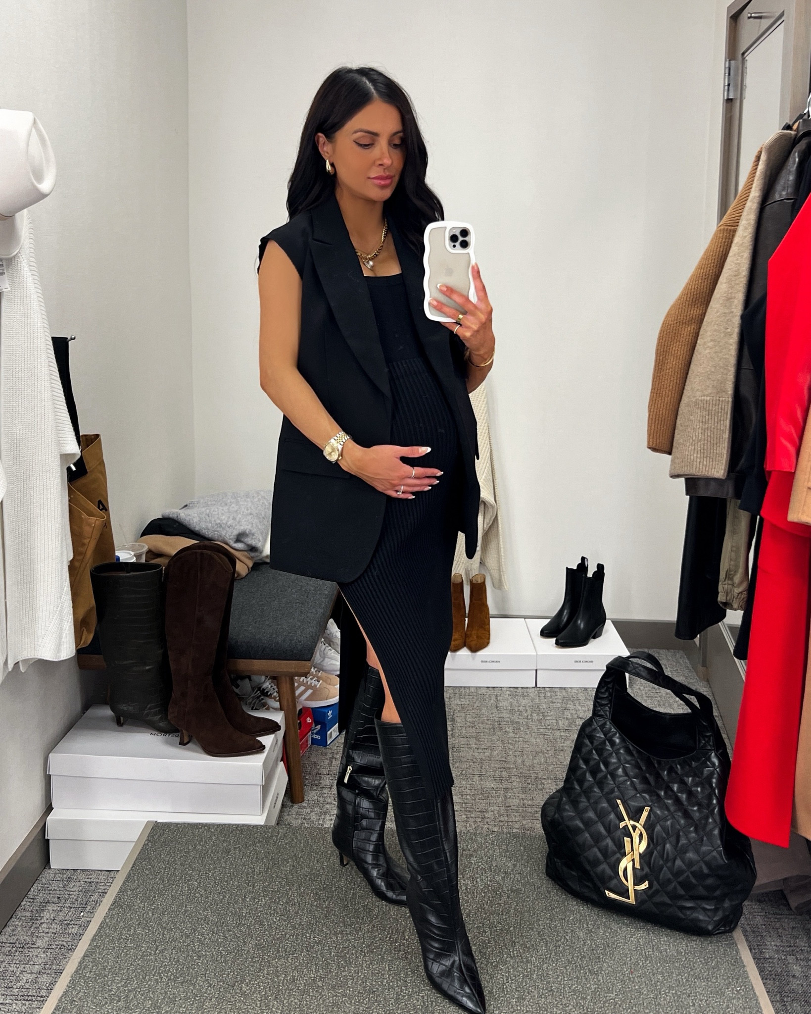 Nordstrom anniversary sale outfit / NSALE style picks
Open edit vest
Topshop knit skirt
Nordstrom croc boots 

#LTKFindsUnder100 #LTKFindsUnder50 #LTKxNSale