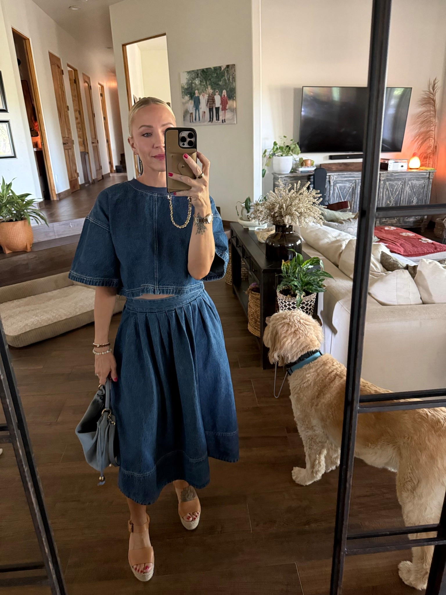 Wearing xsmall in denim set 

#freepeople #set #spring #audreyuhler

#LTKOver40 #LTKSaleAlert