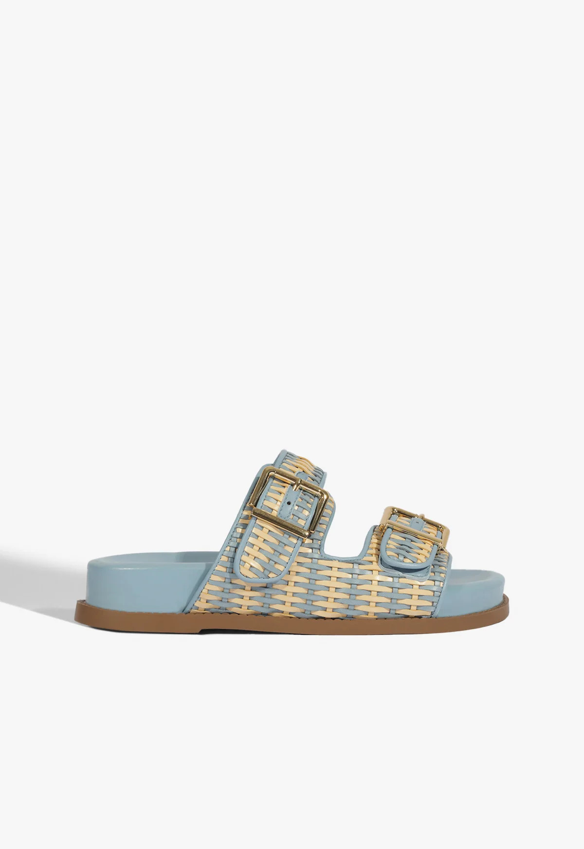 Naomi Blue Low Flatform Sandal | Schutz (US)