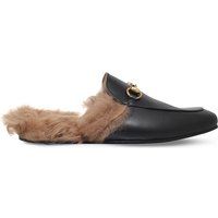 Gucci Princetown leather slippers, Mens, Size: EUR 42 / 8 UK MEN, Black | Selfridges