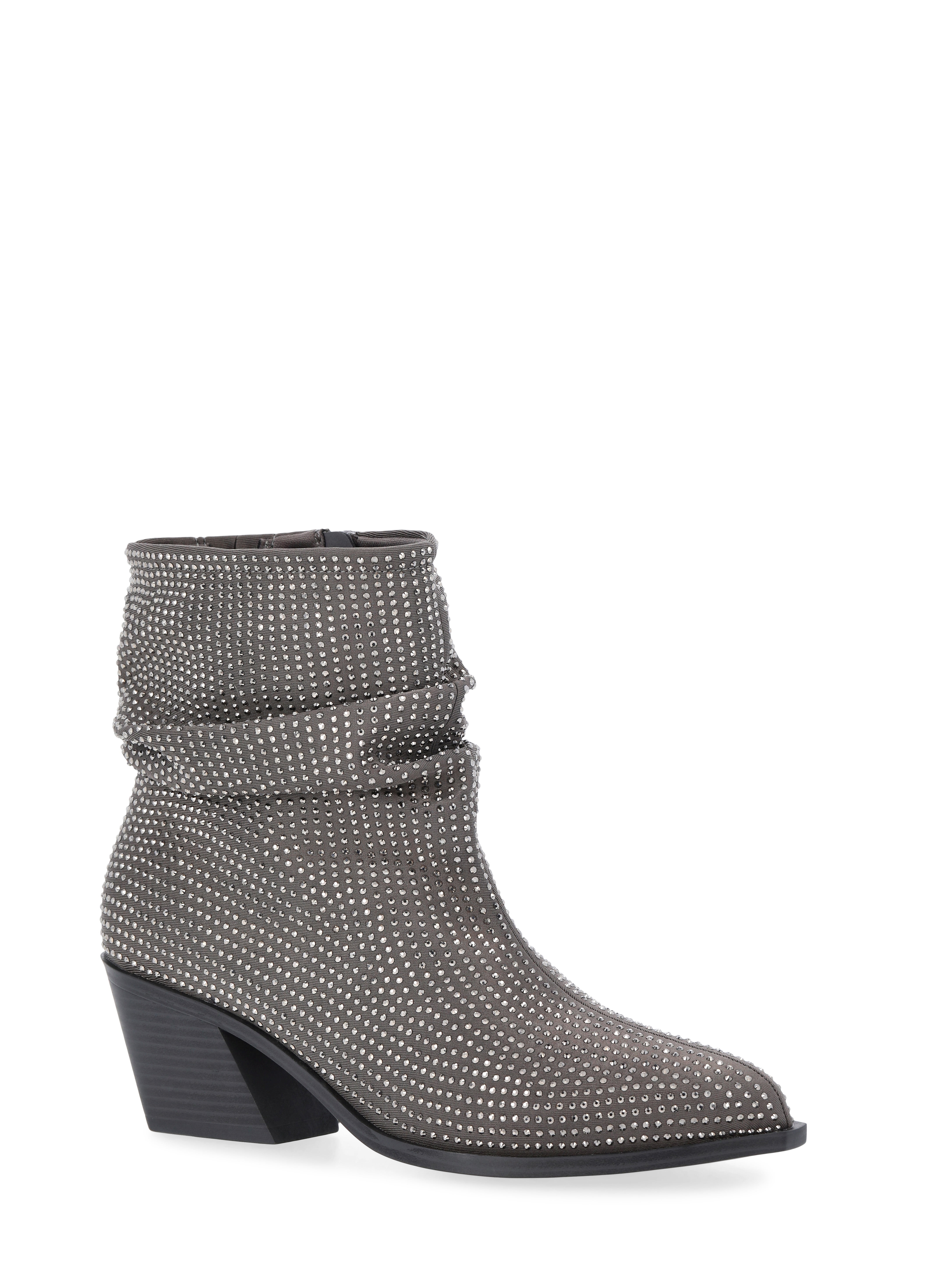 Time and Tru Women's Glitter Western Ankle Boots | Walmart (US)