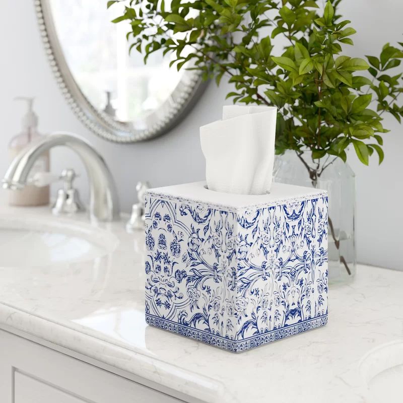 Mcglothlin Porcelain Tissue Box Cover | Wayfair North America
