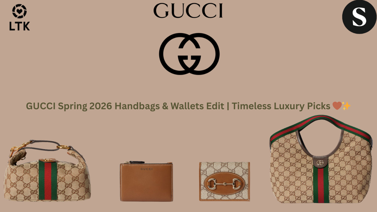 GUCCI Spring 2026 Handbags & Wallets Edit | Timeless Luxury Picks 🤎✨


A chic edit of Gucci Spring 2026 handbags and wallets that define timeless elegance. From iconic Horsebit details to modern GG emblems, these are the pieces that elevate every outfit — effortless, classic, and forever stylish.
Luxury doesn’t shout… it whispers 🤎


All pieces are linked on ShopMy + LTK ✨


 ShopMy:
https://shopmy.us/shop/collections/3444531



LTK:




Gucci Horsebit 1955 Small Wallet An iconic Gucci classic featuring the signature Horsebit hardware. Elegant, compact, and perfect for everyday luxury with timeless appeal.
Gucci Giglio Small Tote Bag Structured, refined, and versatile — this tote is ideal for polished daily wear while maintaining a classic Gucci aesthetic.
Gucci Vanity Mini Bag A statement mini with vintage inspiration. Chic, feminine, and perfect for elevating evening looks or luxury daytime styling.
GG Emblem Medium Zip Wallet Modern elegance meets practicality. Finished with the GG emblem, this wallet delivers sophistication with everyday functionality.



#Gucci #GucciHandbags #LuxuryBags #DesignerHandbags
#LuxuryWallets #QuietLuxury #TimelessStyle
#Over50Style #ChicAndClassic #LuxuryEdit


Gucci Spring 2026 handbags, Gucci wallets edit, Gucci Horsebit 1955 wallet, Gucci Giglio tote, Gucci Vanity mini bag, GG Emblem wallet, luxury handbags 2026, designer handbags women, quiet luxury bags, Gucci accessories edit 

 #LTKgrwm #LTKootd #LTKOver40
