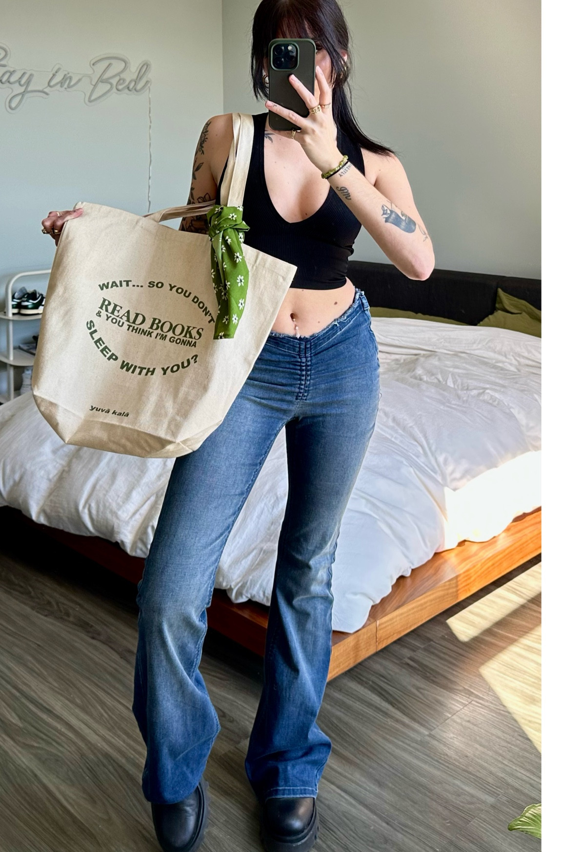 cute & comfy fit <3 I can’t link the tote bag but it’s from yuvakala.com 🫶🏼

#LTKunder50 #LTKfit #LTKstyletip