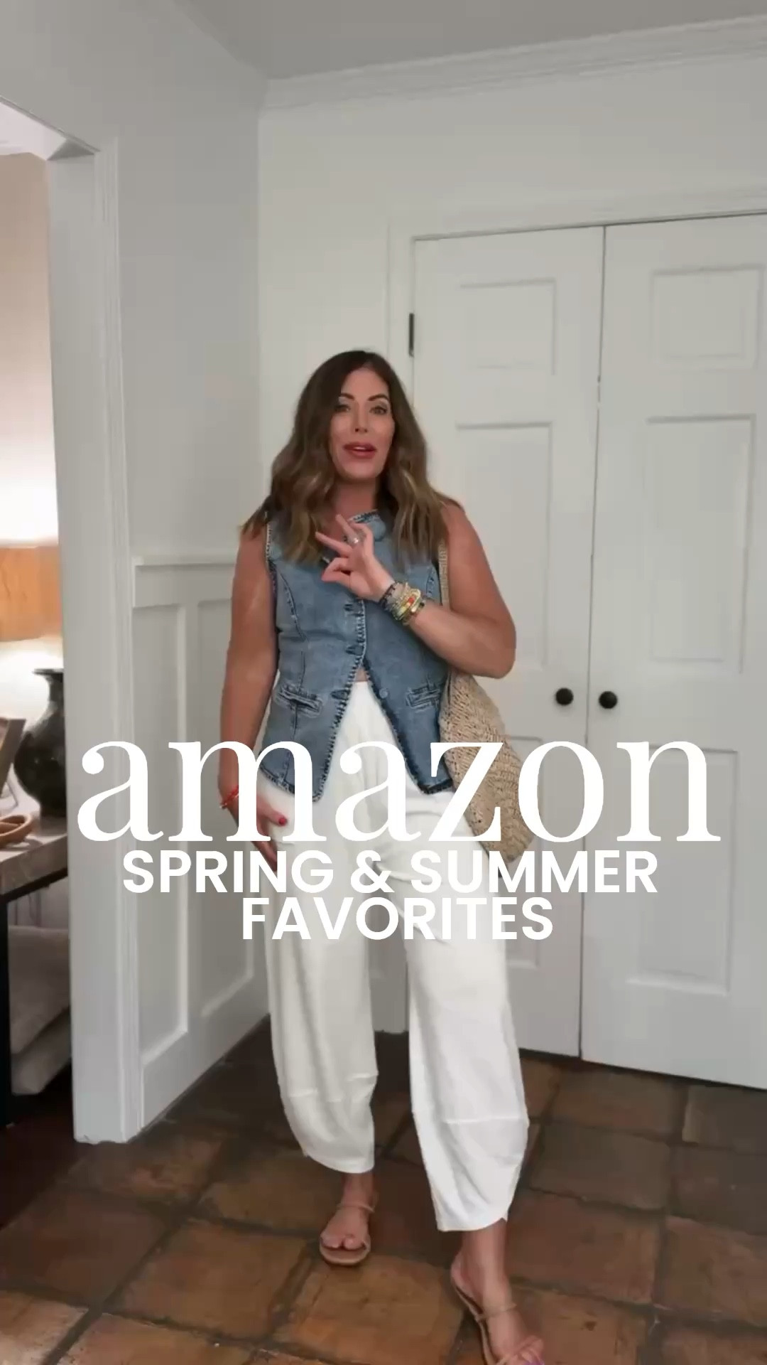 Amazon spring & summer favorites 😍

Items that I reach for over and over they’re all great quality come in several colors are true to size and you can mix and match with so many pieces to wear all summer long!

I did size down in the barrel leg look for less pants (white, and orange) and blue and orange ribbed wide leg pants, to a size small

I’m wearing my true size medium, and everything else.



#LTKMidsize #LTKOver40 #LTKootd