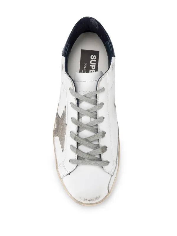 Super-Star distressed-finish sneakers | Farfetch Global