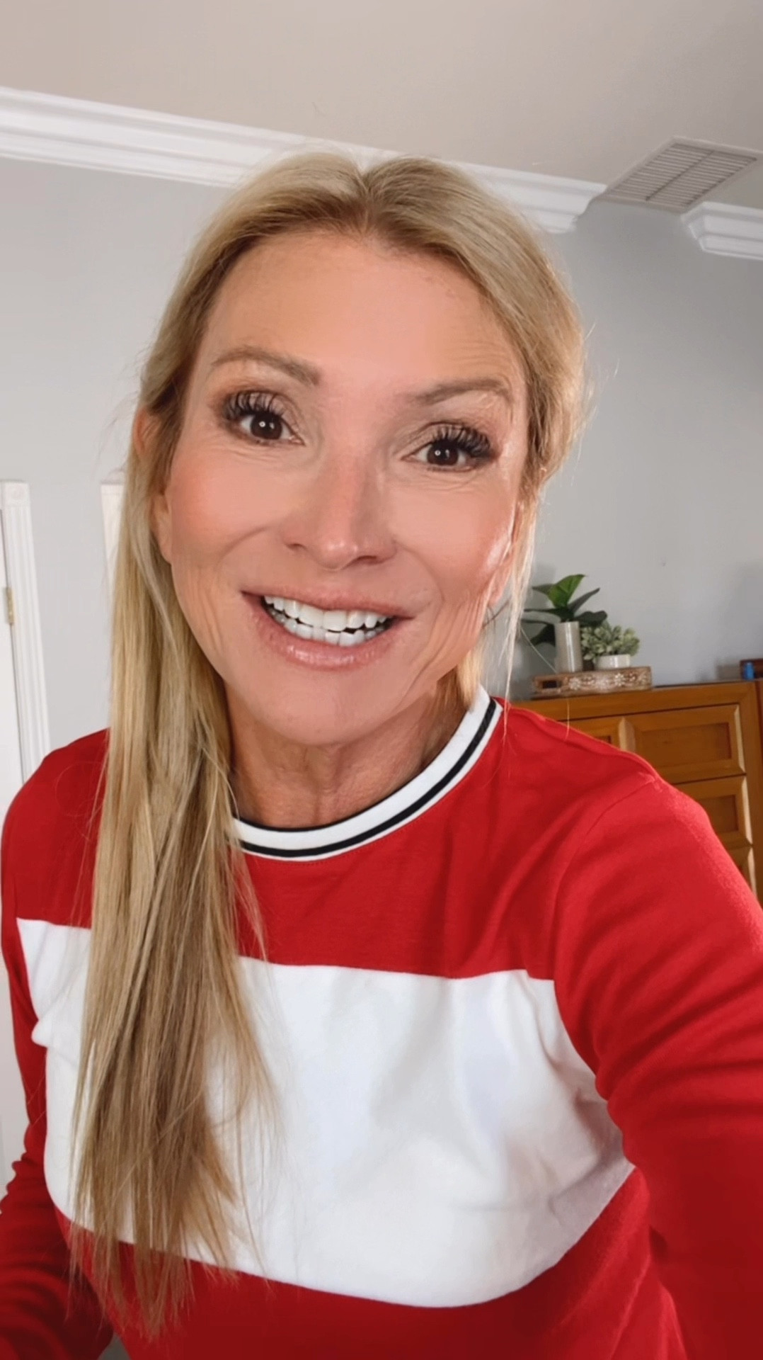 Size Inclusive color block top from Blooming Jelly.