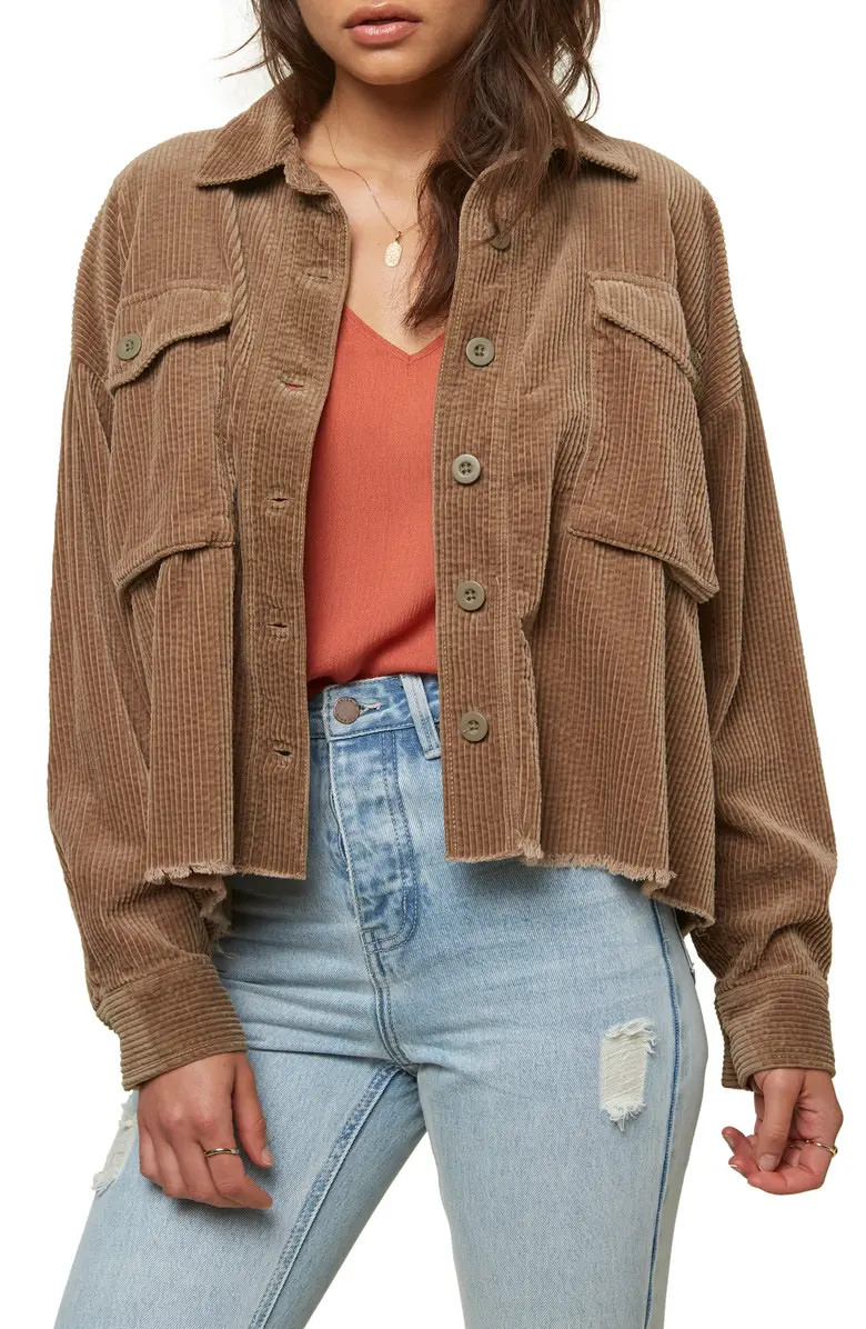 Smithson Raw Hem Corduroy Jacket | Nordstrom