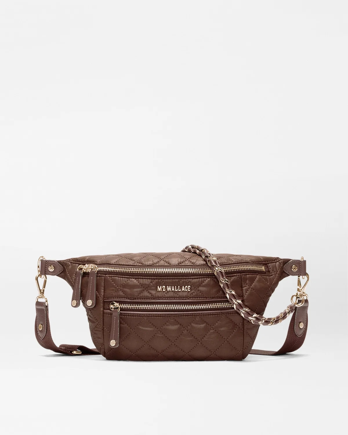 Walnut Small Crosby Crossbody Sling \u2013 Belt Bag | MZ Wallace | MZ Wallace