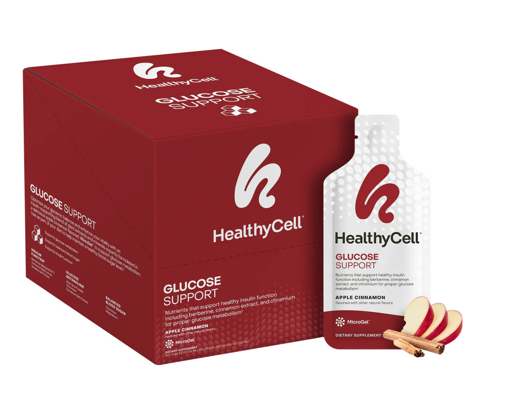 Glucose Support - 1 Box | 30 gel packs | Healthycell