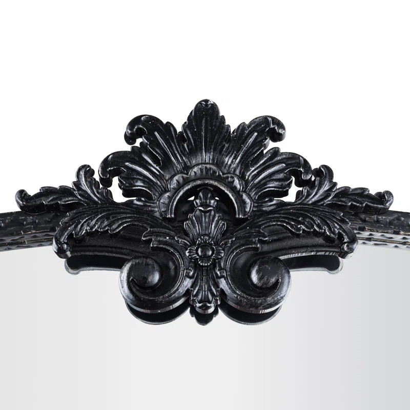 Arch Vintage Style Metal Flat Decorative Wall Mirror | Wayfair North America