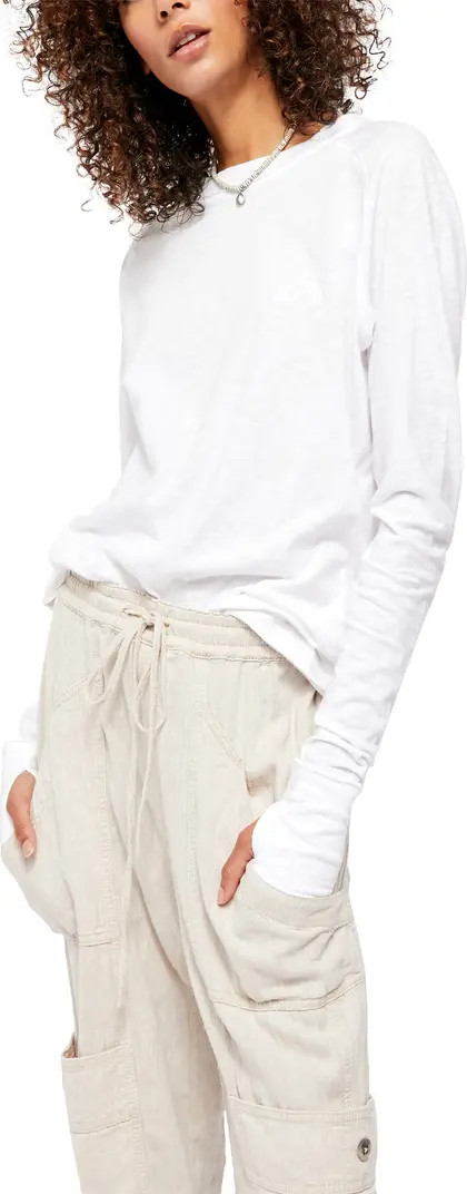 Free People We the Free Arden Extra Long Cotton Top | Nordstrom | Nordstrom