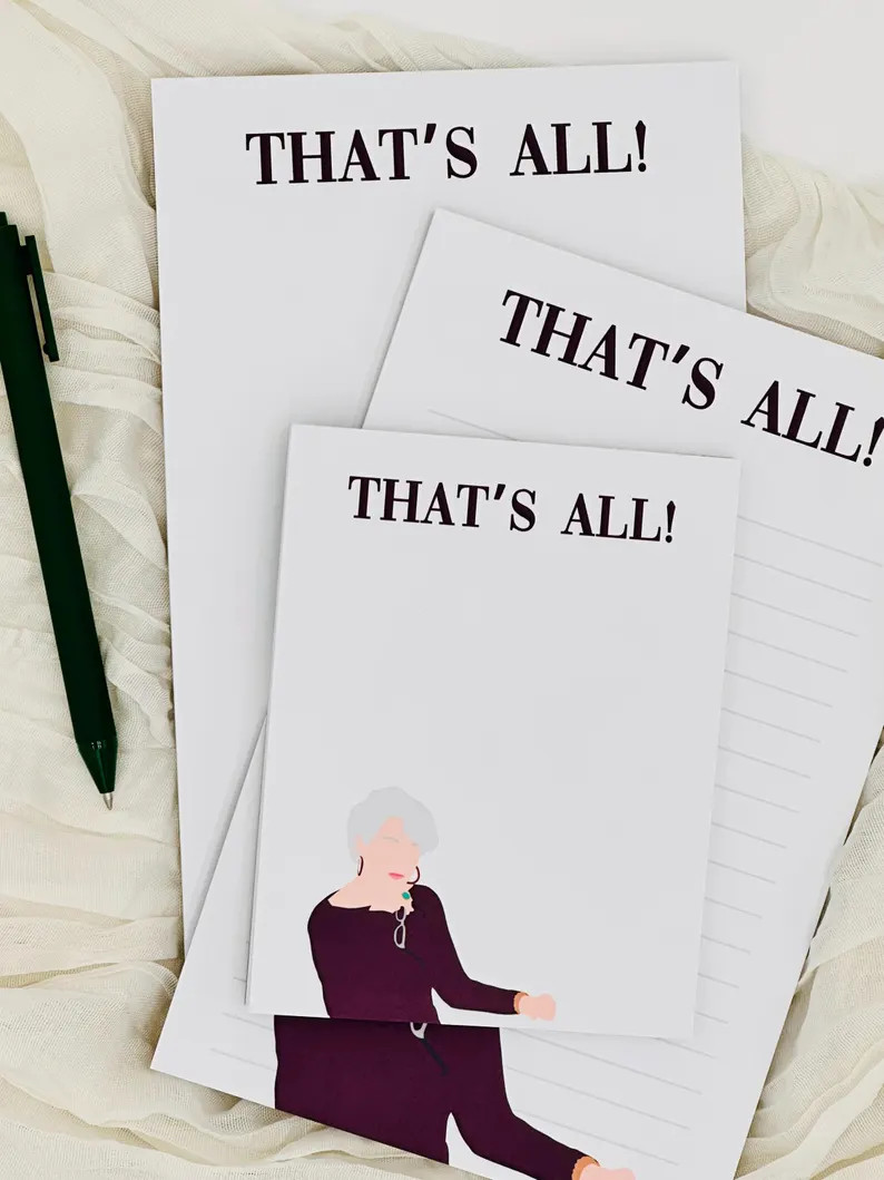 That's All! Boss Babe Notepad, Funny Motivational Stationery, Half Letter & Quarter Page, 50 Page... | Etsy (US)