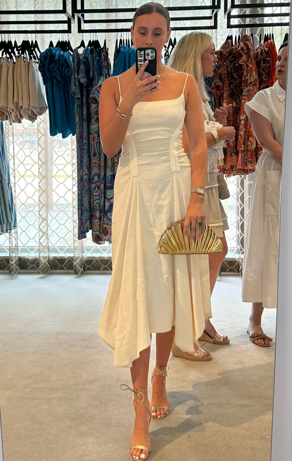 Love this linen dress for an elevated summer look

#LTKSeasonal #LTKParties #LTKItBag