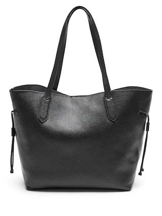 Leather Unstructured Tote | Banana Republic (CA)