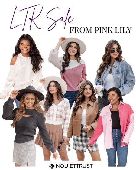 Grab your Fall fashion favorites at Pink Lily this LTK Sale!! They got a variety of fall outfits to choose from like sweater tops, plaid skirts, denim jackets, hats, and many more! 

LTK Sale, Pink Lily finds, Pink Lily faves, fall outfit, fall outfit ideas, fall outfit inspo, fall outfit must-haves, sweater tops, women’s sweaters, fall fashion, fall fashion essentials, oversized jackets, off-shoulder tops, cutout tops, skirts

#LTKSale #LTKstyletip #LTKsalealert