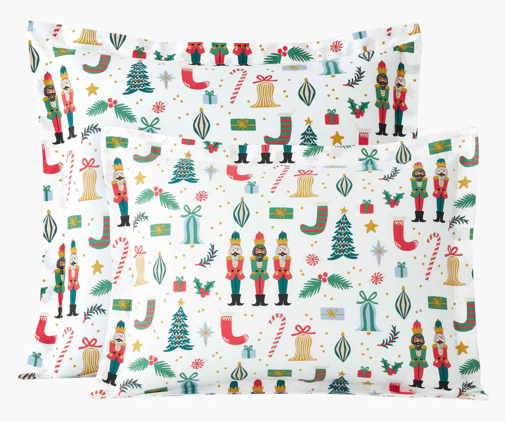 Percale Sham - Nutcracker | Rifle Paper Co.