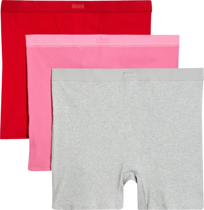 3-Pack Cotton Rib Boxers | Nordstrom