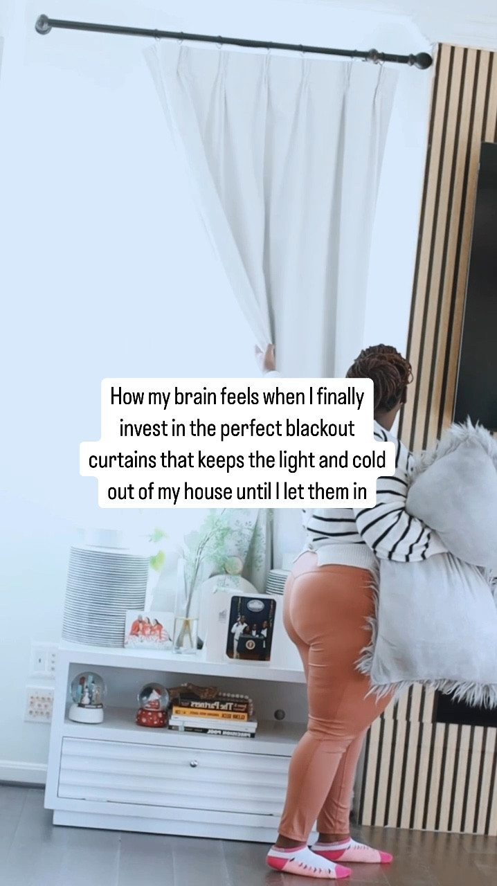 I highly recommend these blackout curtains for your bedroom and living room windows and doors. The keep the cold air and daylight out completely 

#LTKFamily #LTKHome #LTKMostLoved